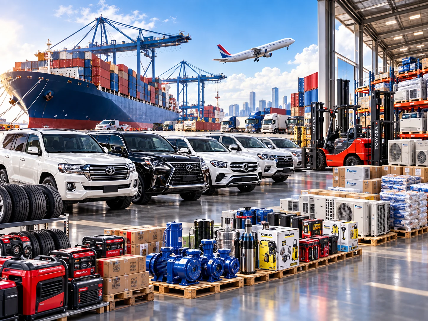 General Trading — international trade and freight photography