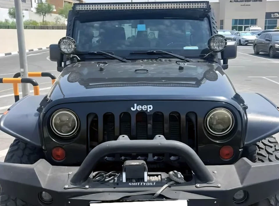 Jeep Wrangler front view